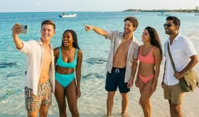 friends at the beach