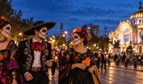Day of the dead in Mexico City 4