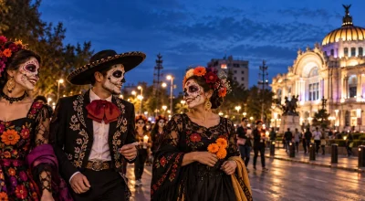 Day of the dead in Mexico City 4